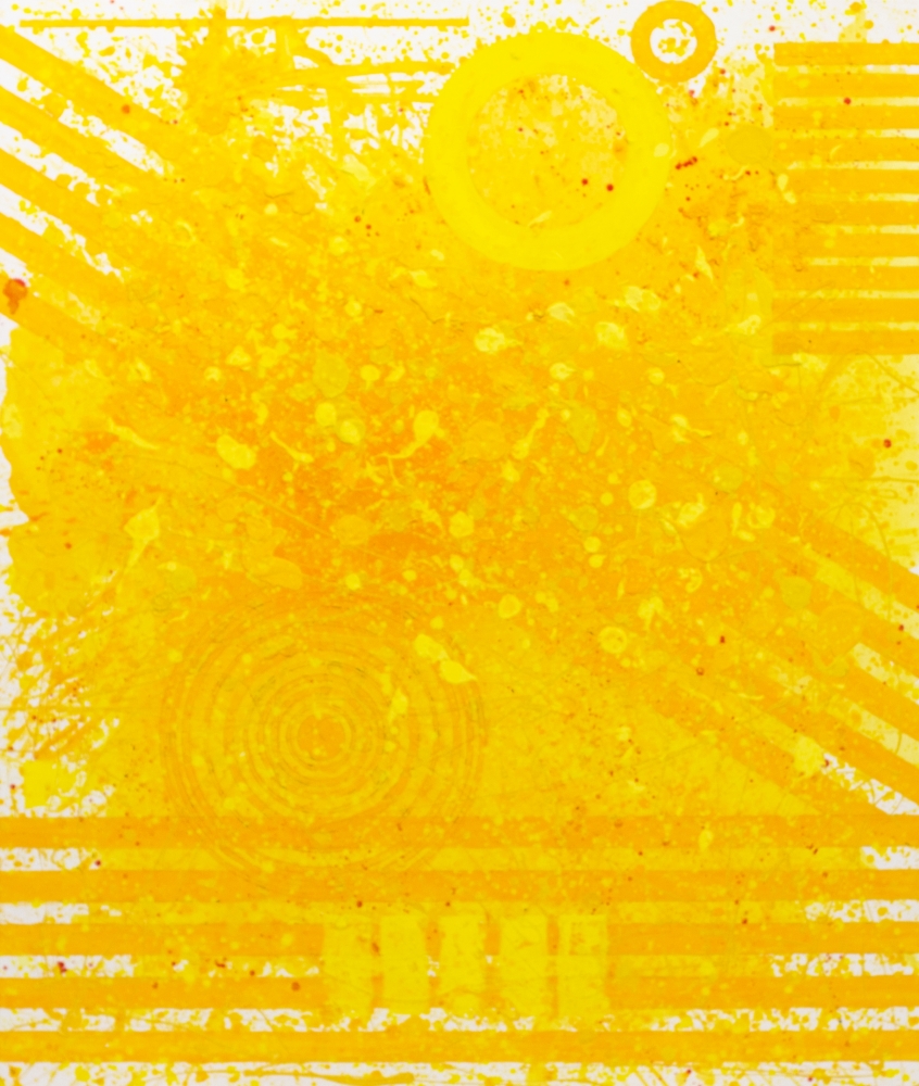 J. Steven Manolis, Sunshine (72.60.02), #2 sunshine series, 2020, Acrylic and Latex Enamel on canvas, 72 x 60 inches, Sunshine art, Large Abstract Wall Art for Sale at Manolis Projects Art Gallery, Miami Fl