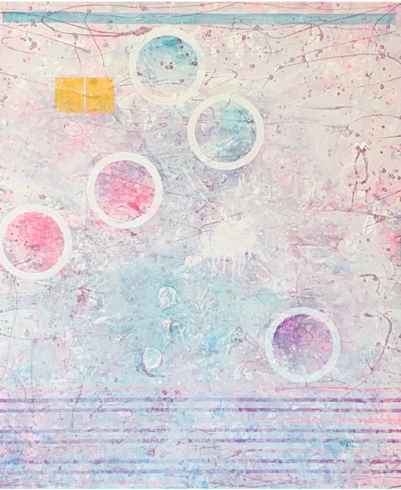 J. Steven Manolis, Exumas 1, 2019, Acrylic painting on canvas, 72 x 60 inches, white abstract art