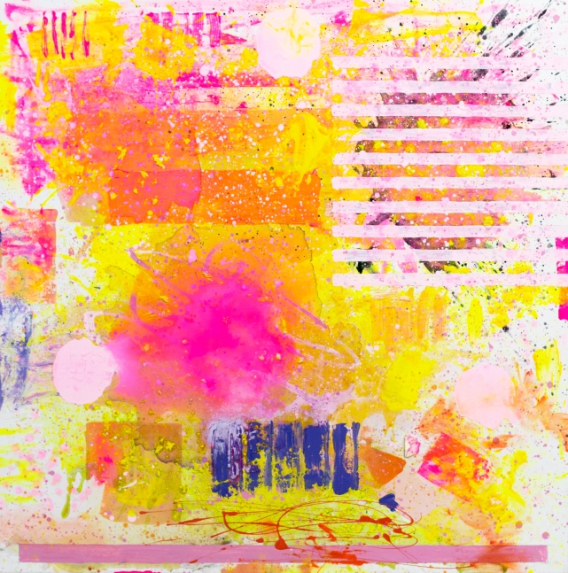 Flamingo (Sun-Filled), 2020, Acrylic on canvas